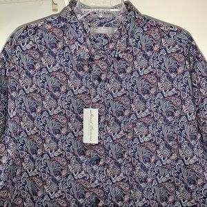 Daniel Cremieux Signature Floral Paisley Shirt XL
